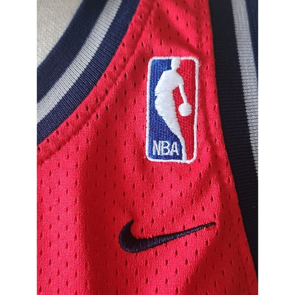 Womens Medium Throwback Jason Kidd New Jersey Red NBA Basketball Jersey 2002 - Picture 5 of 6